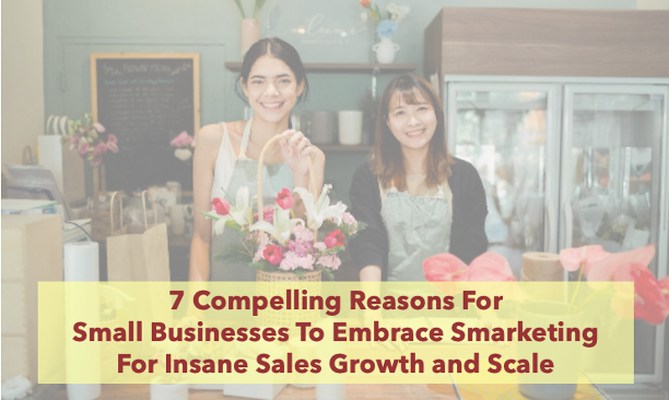 7 Compelling Reasons For Small Businesses To Embrace Smarketing For Insane Sales Growth and Scale